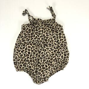 OLD NAVY LEOPARD ROMPER SIZE 6/12M